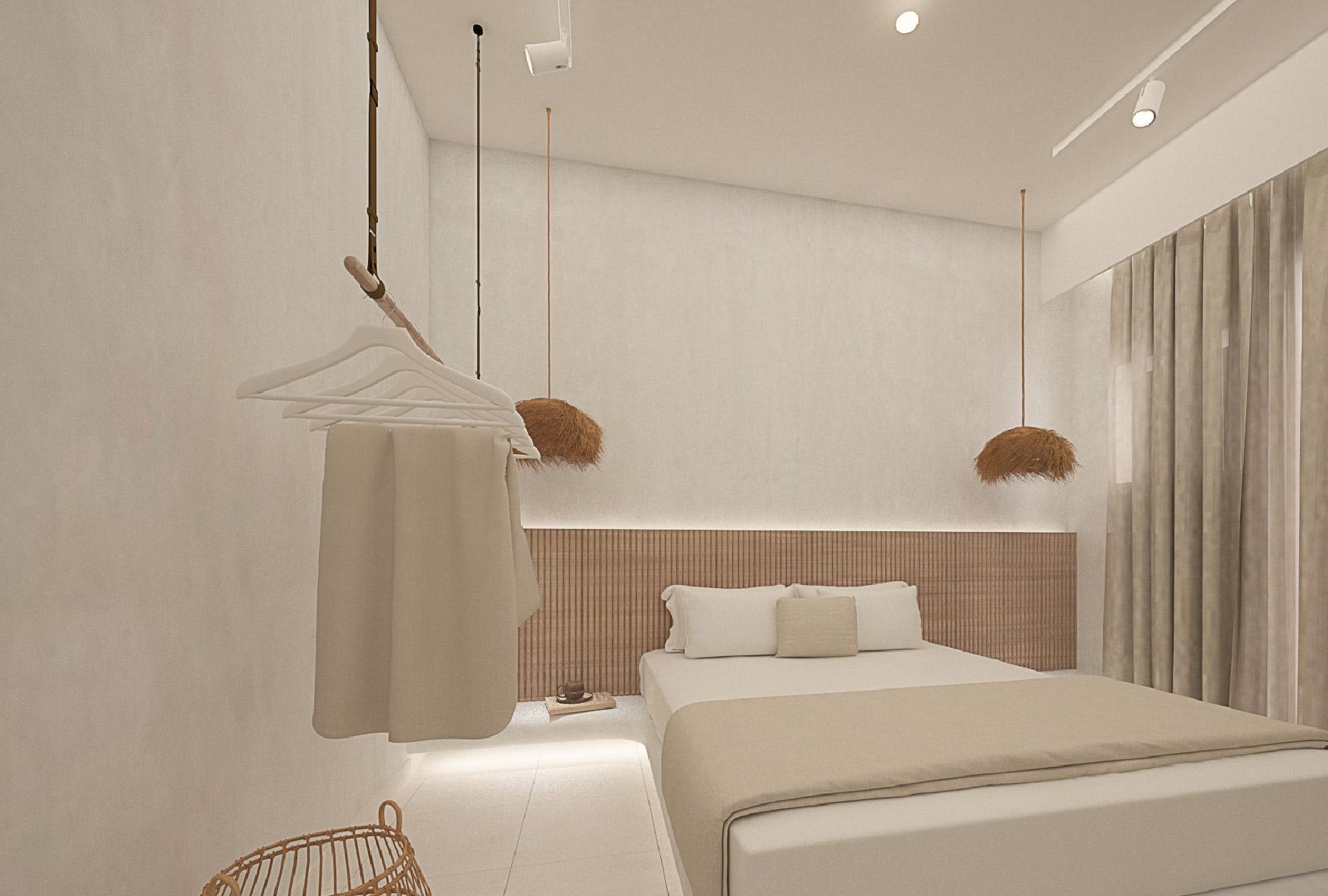 Aelia Luxury Suites Karterados  Zewnętrze zdjęcie A bedroom at the hotel