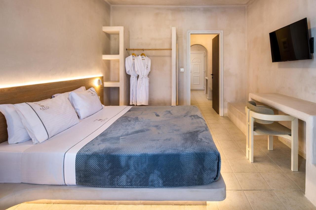 Aelia Luxury Suites Karterados  Zewnętrze zdjęcie A room at the hotel