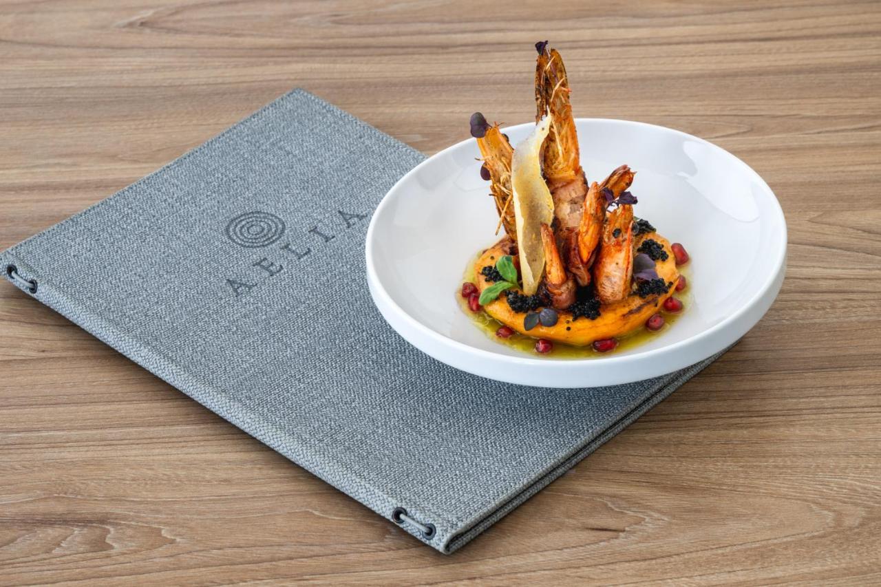 Aelia Luxury Suites Karterados  Zewnętrze zdjęcie A dish from ELIX