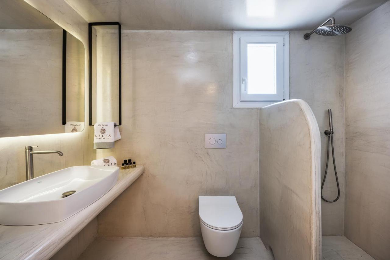 Aelia Luxury Suites Karterados  Zewnętrze zdjęcie Bathroom